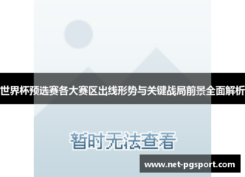 世界杯预选赛各大赛区出线形势与关键战局前景全面解析
